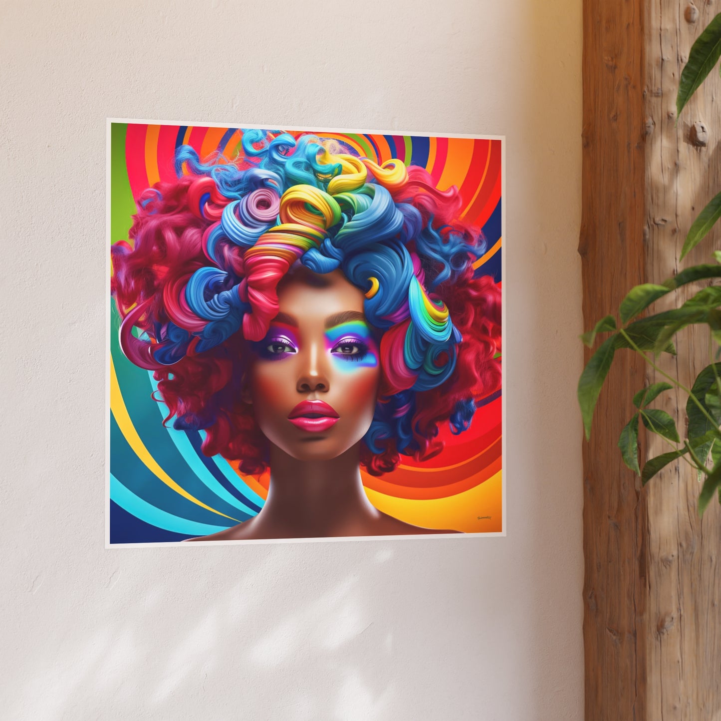 ThurmanatorX Art | Lush Prism Heir | Aphrochrysalis | Satin Wall Art Print