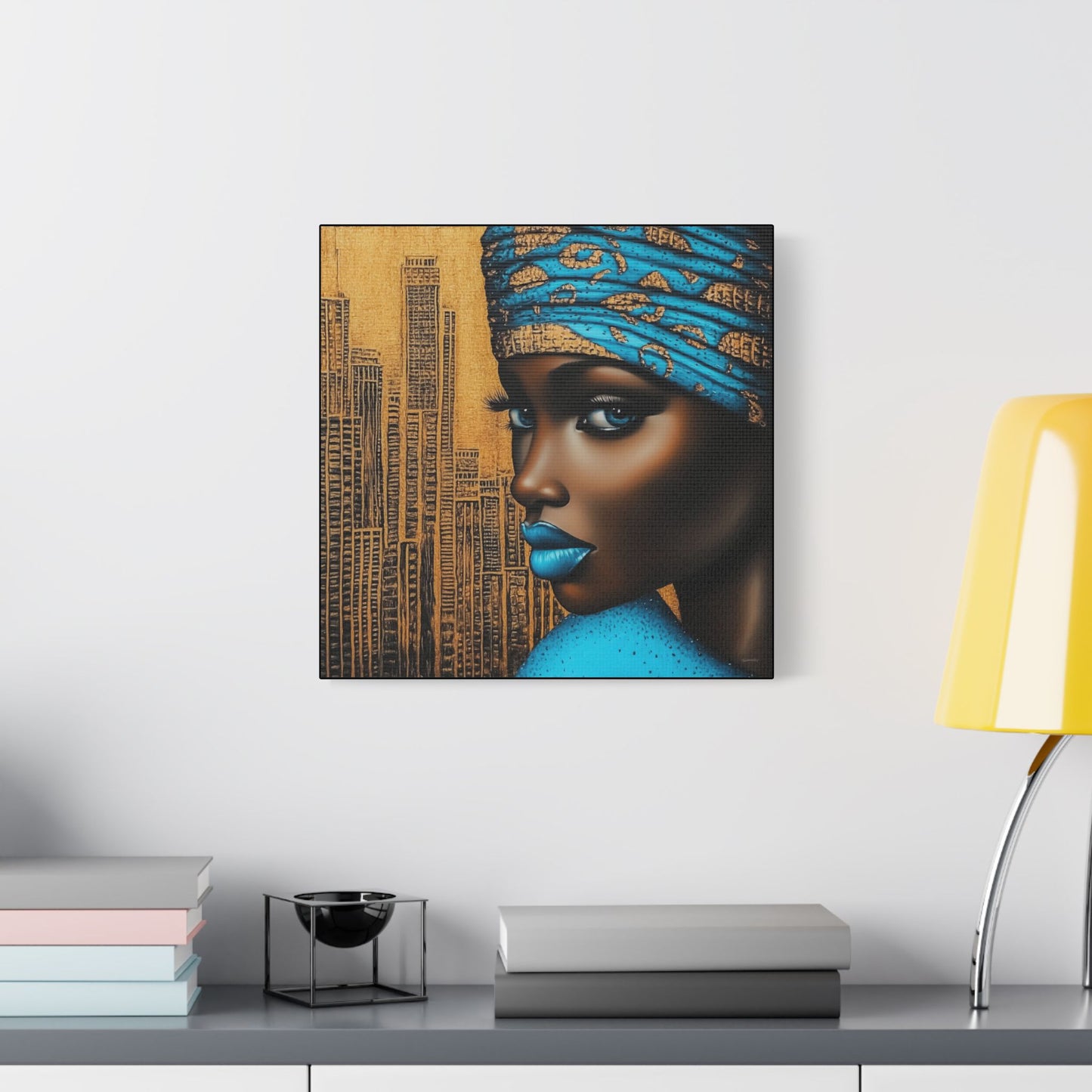 ThurmanatorX Art | Zariah, Eyes of the Metropolis | Aphrochrysalis | Satin Canvas Art Print