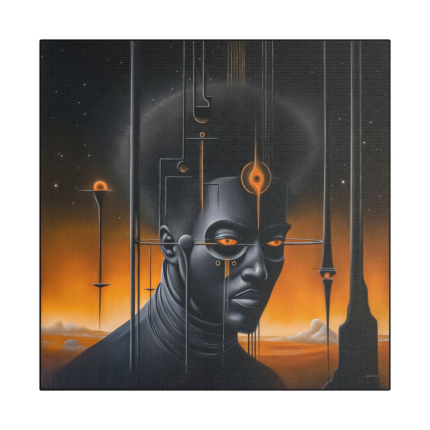 ThurmanatorX Art | Zyrenna | AphrodisiDark | Satin Canvas Art Print