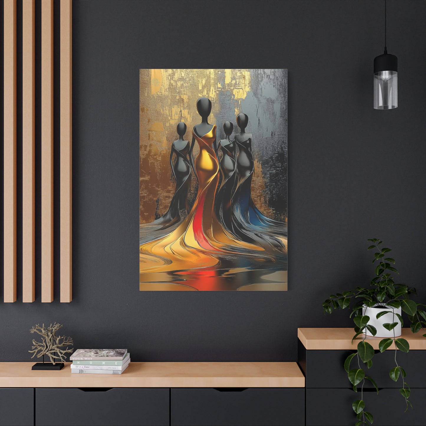 ThurmanatorX Art | Silent Goldrush | Aphrodisiart | Matte Canvas Print