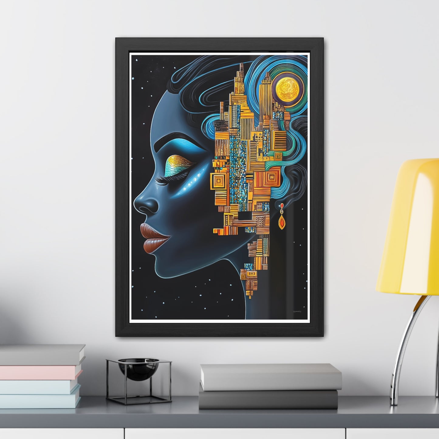 ThurmanatorX Art | Ancestral Frequencies | Aphrochrysalis | Framed Poster Print
