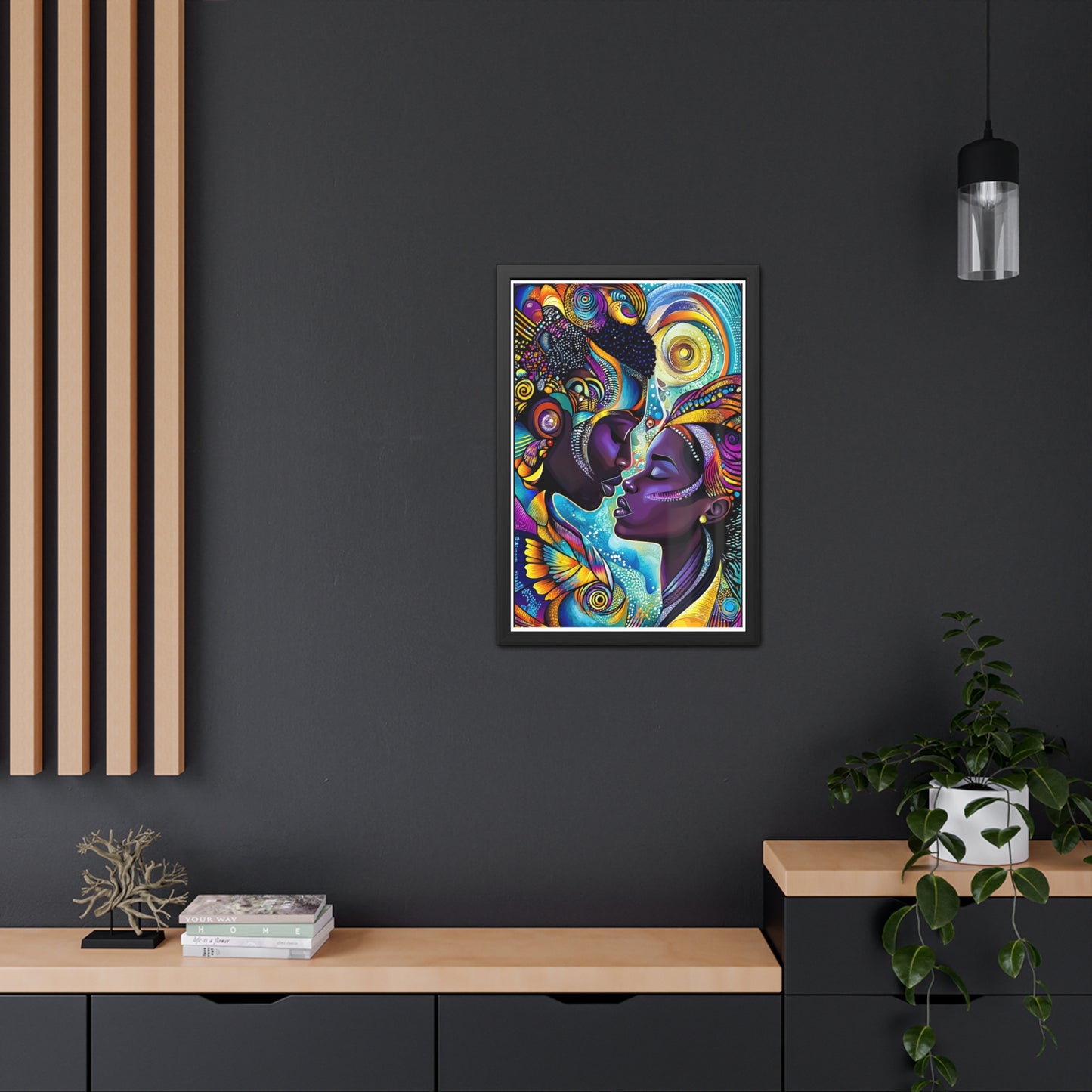 ThurmanatorX Art | Stargazer’s Embrace | Aphrochrysalis | Framed Poster Print