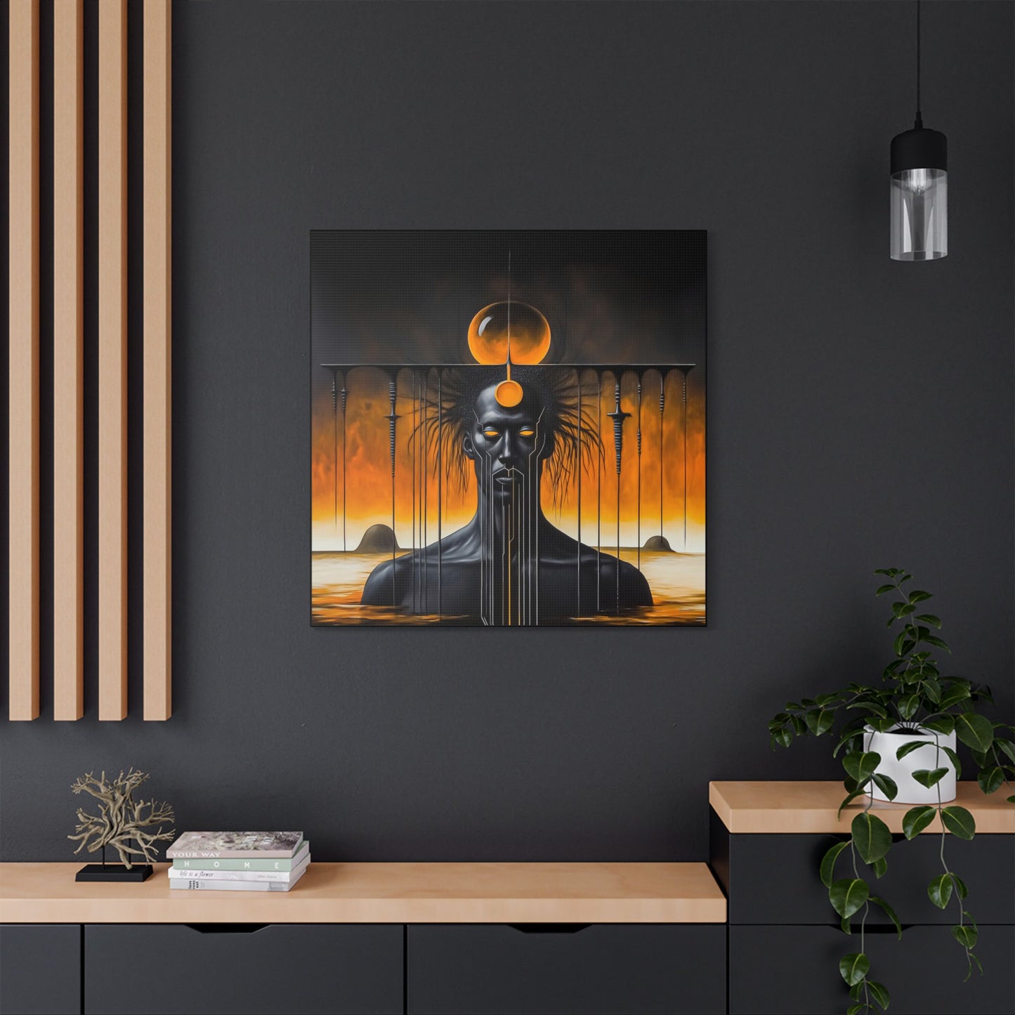 ThurmanatorX Art | Glyphborn | AphrodisiDark | Satin Canvas Art Print