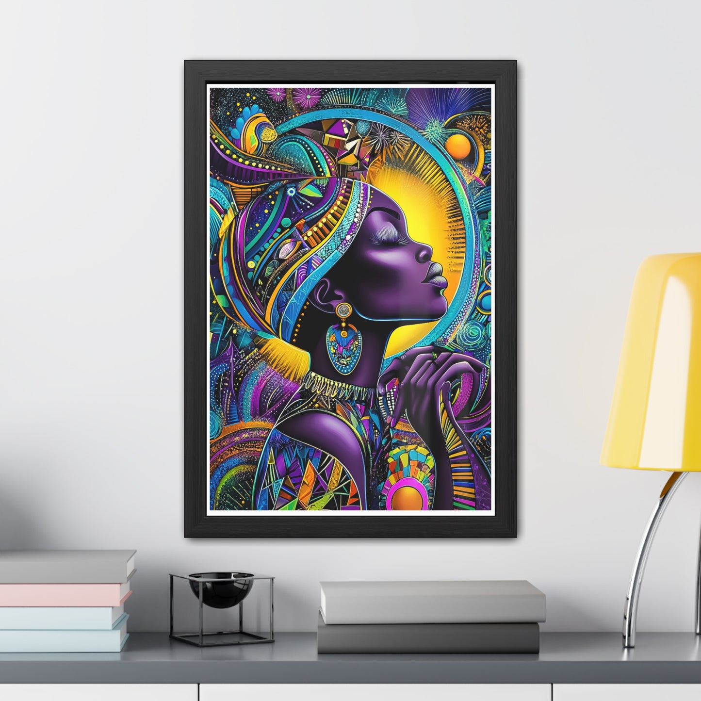 ThurmanatorX Art | Thoughts in Orbit | Aphrochrysalis | Framed Poster Print