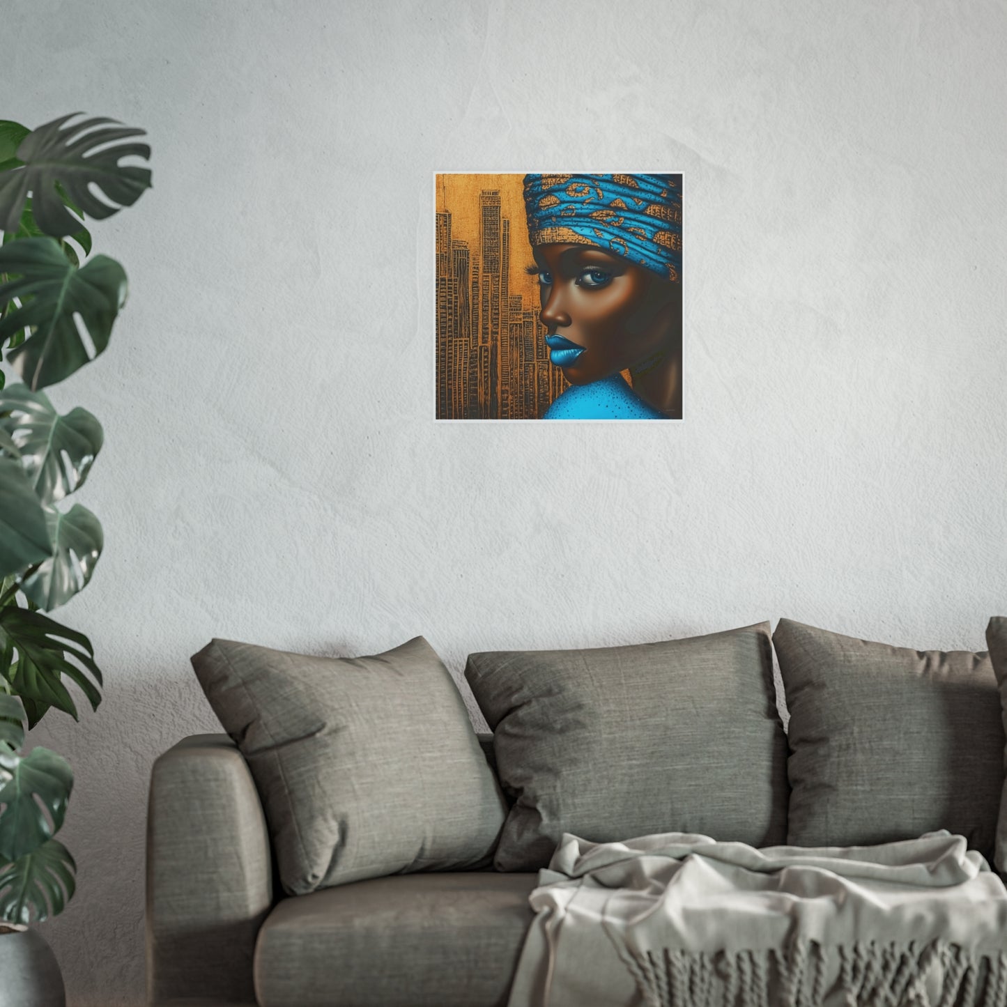 ThurmanatorX Art | Zariah, Eyes of the Metropolis | Aphrochrysalis | Satin Wall Art Print