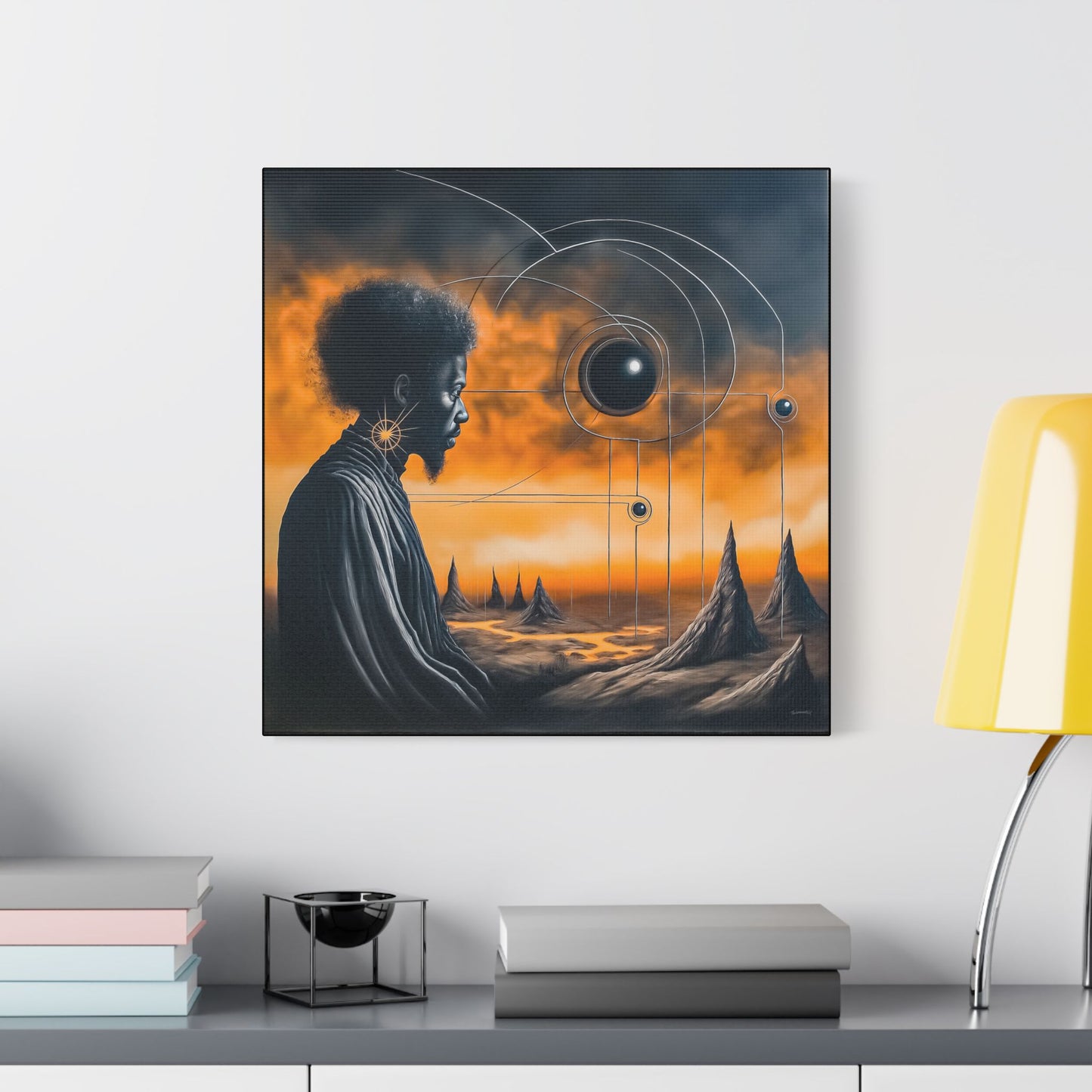 ThurmanatorX Art | Lumahex | AphrodisiDark | Satin Canvas Art Print