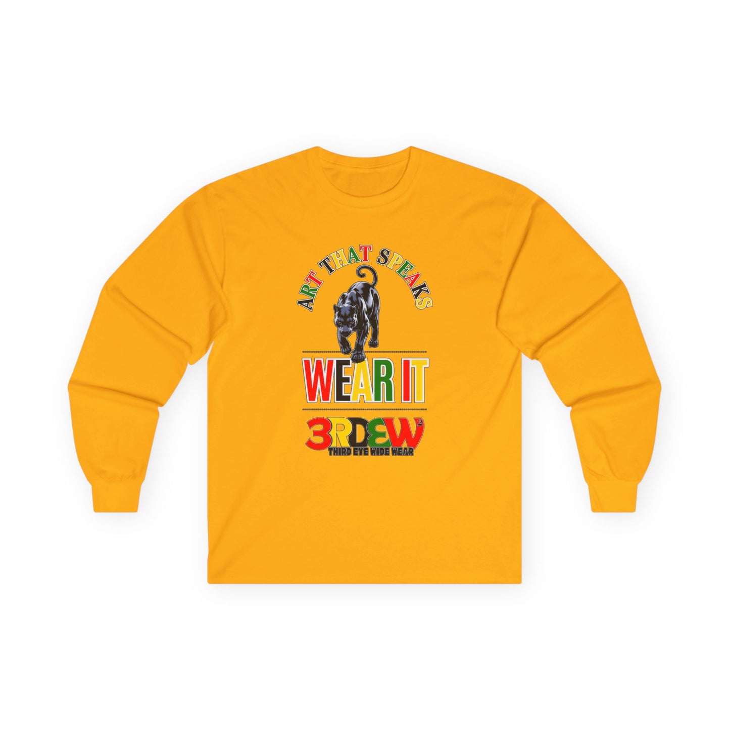 3RDEW² | Art That Speaks - Wear It | Third Eye Wide Wear | Unisex Ultra Cotton Long Sleeve Tee
