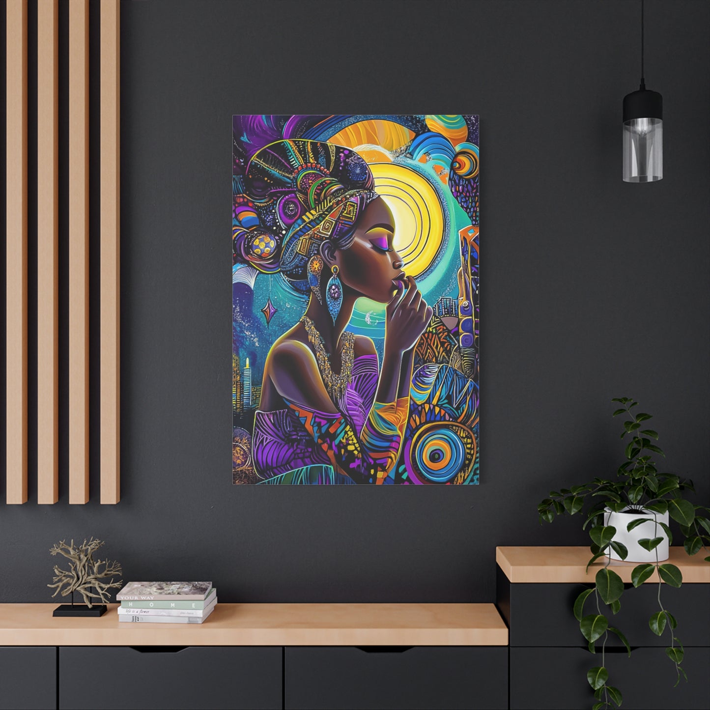 ThurmanatorX Art | Crowned in Nebulas | Aphrochrysalis | Matte Canvas, Stretched, 1.25"