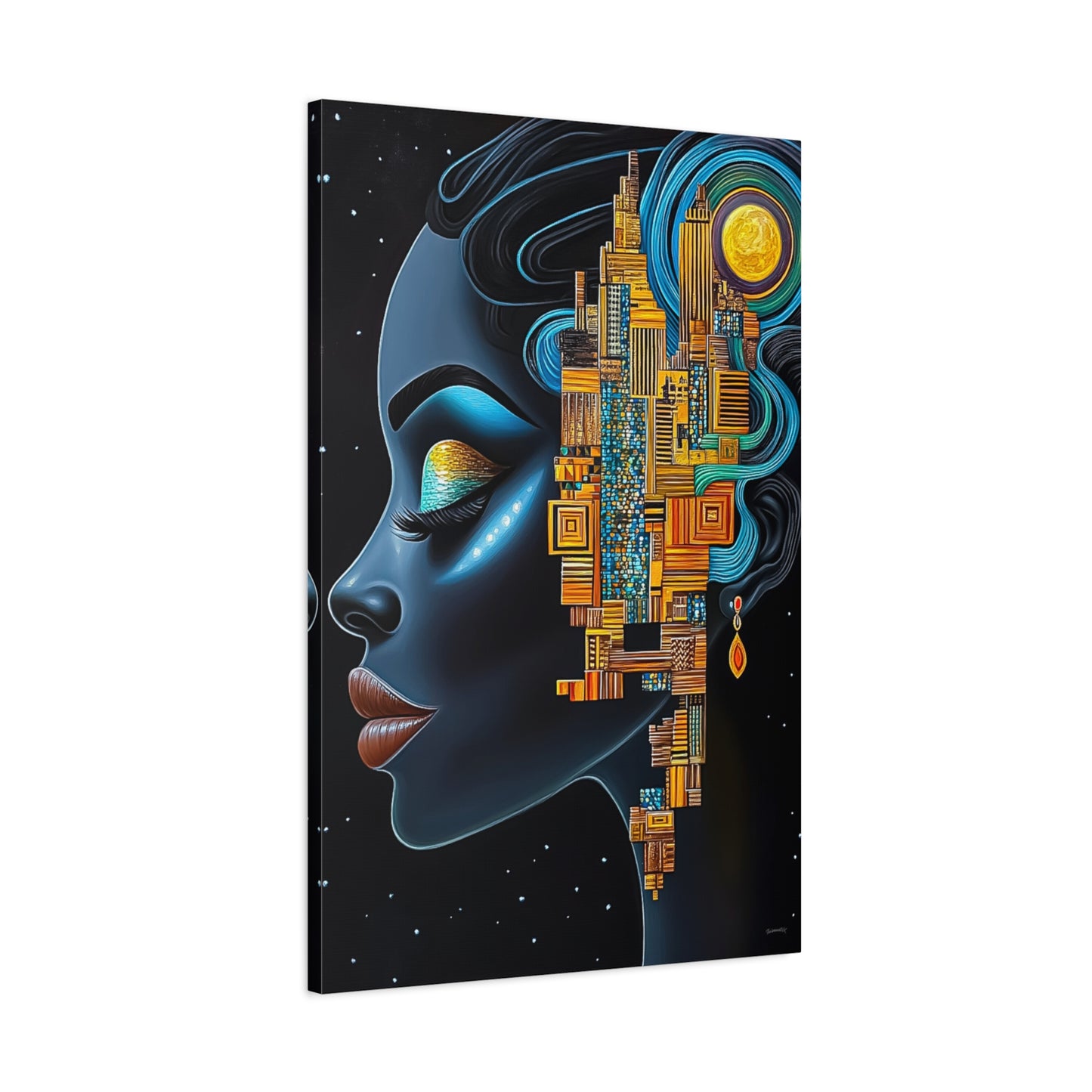 ThurmanatorX Art | Ancestral Frequencies | Aphrochrysalis | Matte Canvas, Stretched, 1.25"
