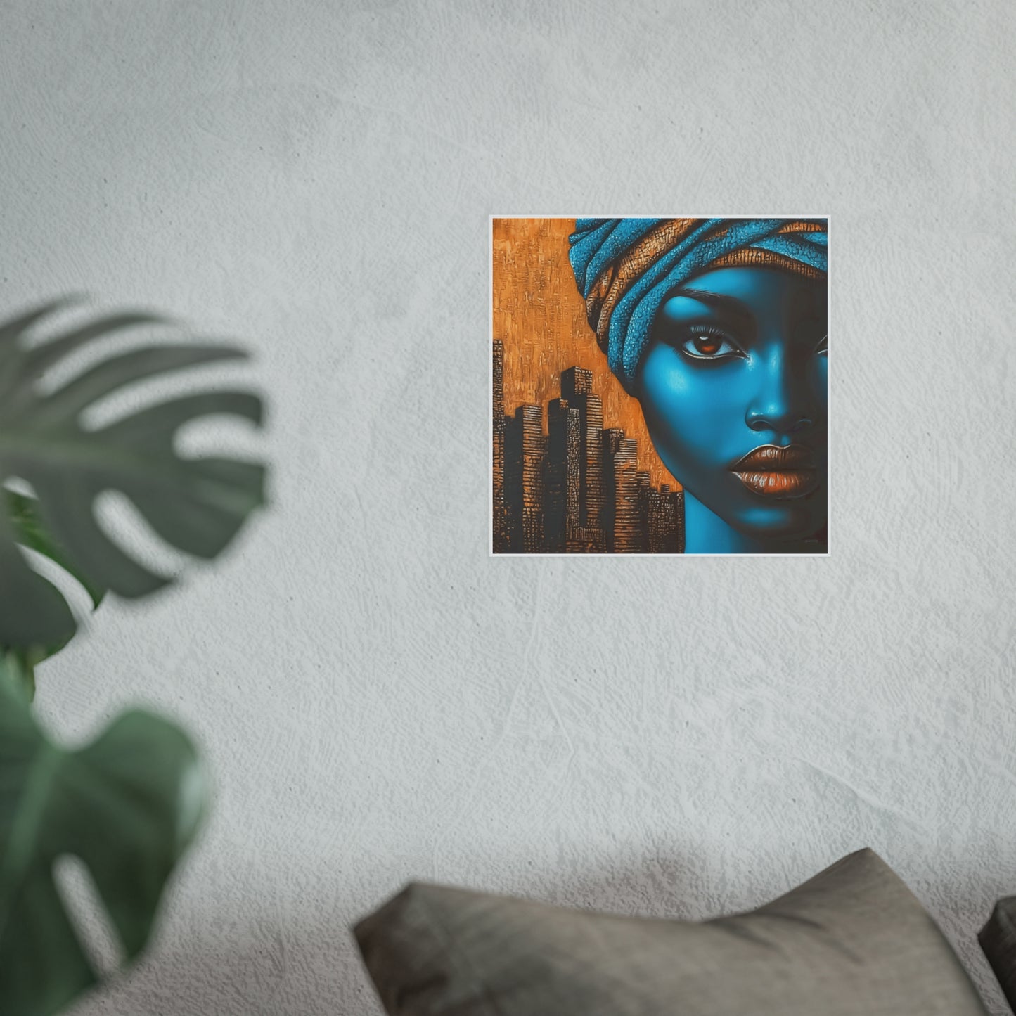 ThurmanatorX Art | Turban Queen 2099 | Aphrochrysalis | Satin Wall Art Print