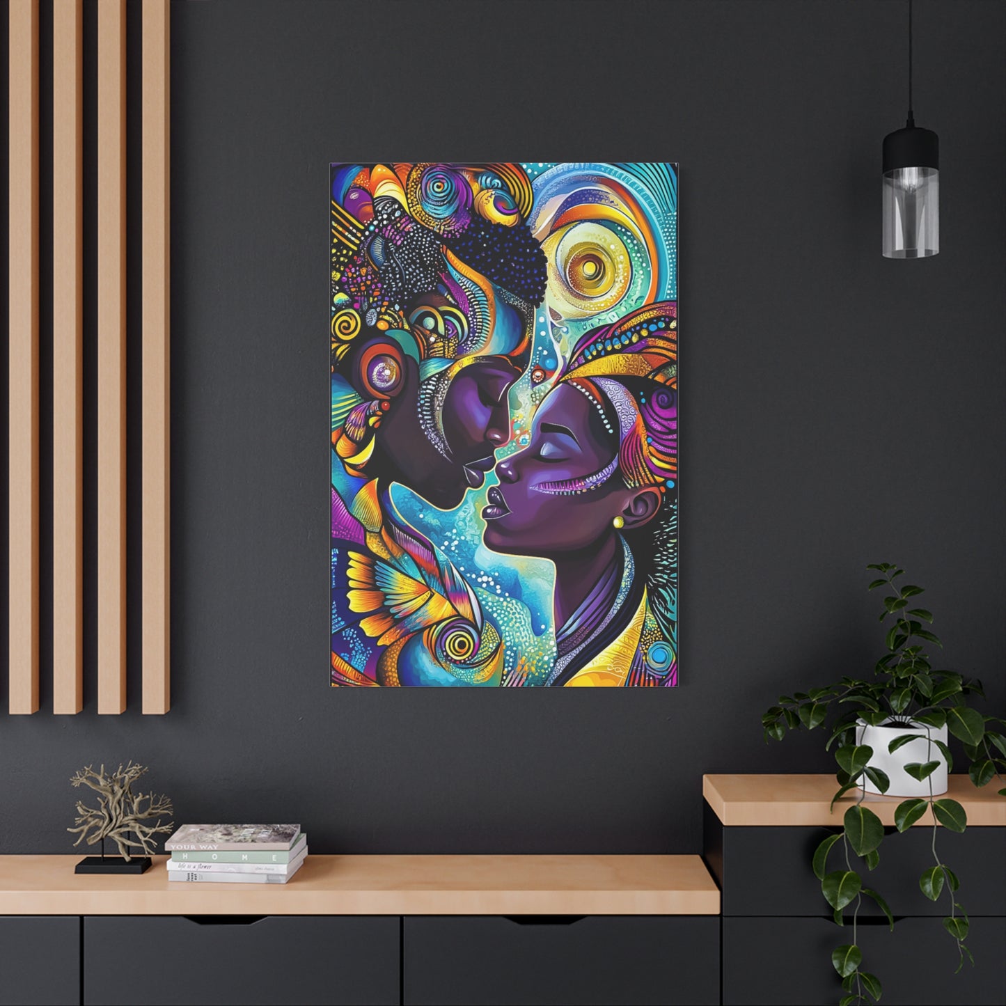 ThurmanatorX Art | Stargazer’s Embrace | Aphrochrysalis | Matte Canvas, Stretched, 1.25"