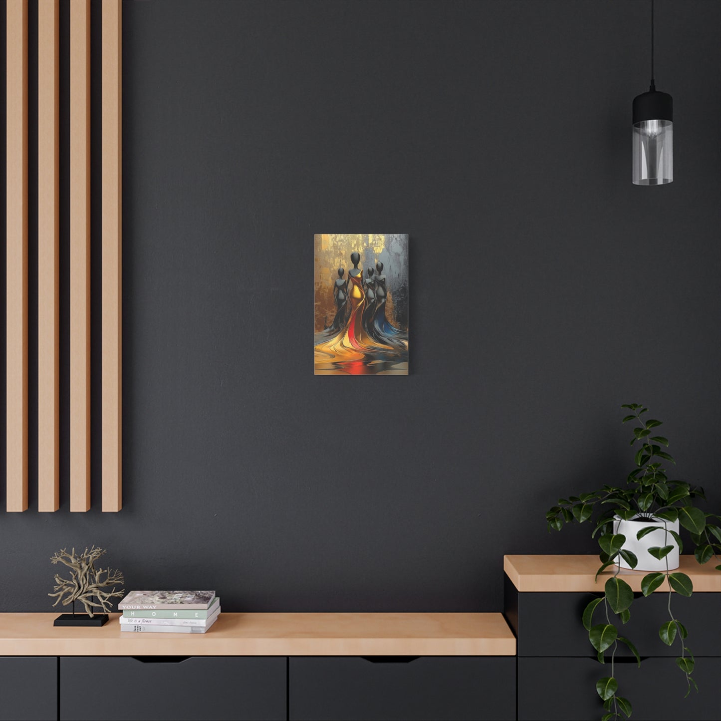 ThurmanatorX Art | Silent Goldrush | Aphrodisiart | Matte Canvas Print