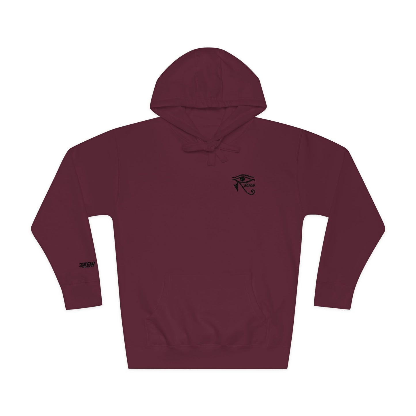 3RDEW² Vision Hoodie | Unisex Fleece | Third Eye Minimalist Design | Conscious Comfort for Every Day & Divine Moments