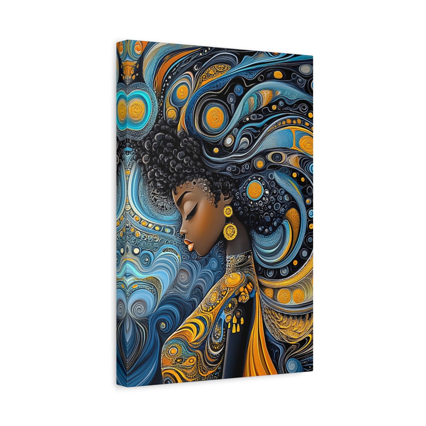 ThurmanatorX Art | The Alchemy of Her Thought | Aphrochrysalis | Matte Canvas, Stretched, 1.25"