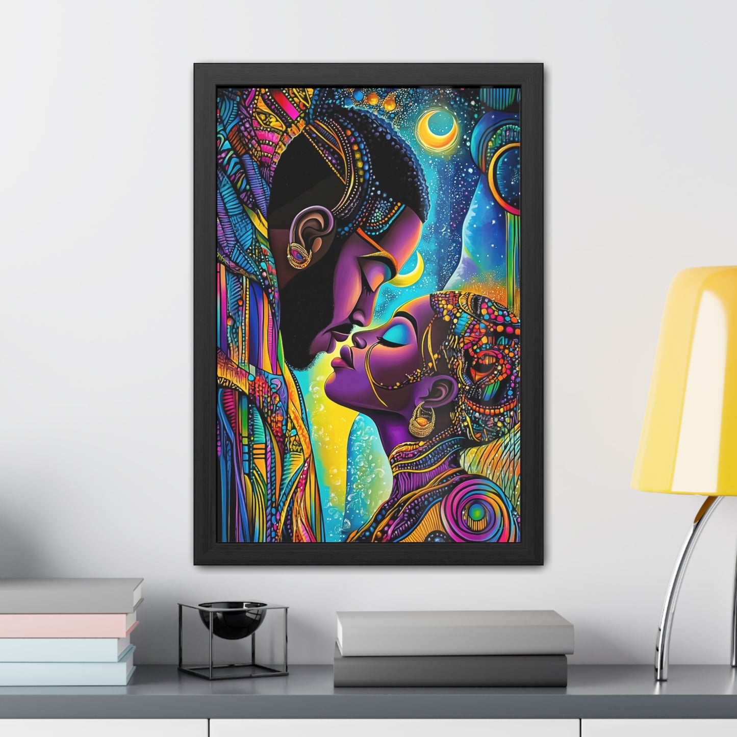 ThurmanatorX Art | Celestia & the Devoted | Aphrochrysalis | Framed Poster Print
