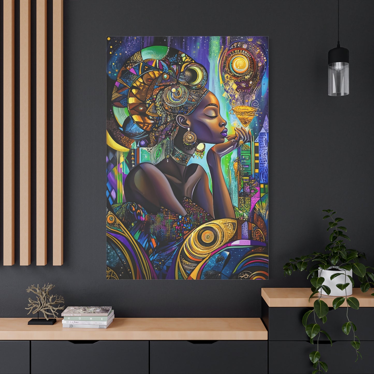 ThurmanatorX Art | The Prayer of Her Light | Aphrochrysalis | Matte Canvas, Stretched, 1.25"