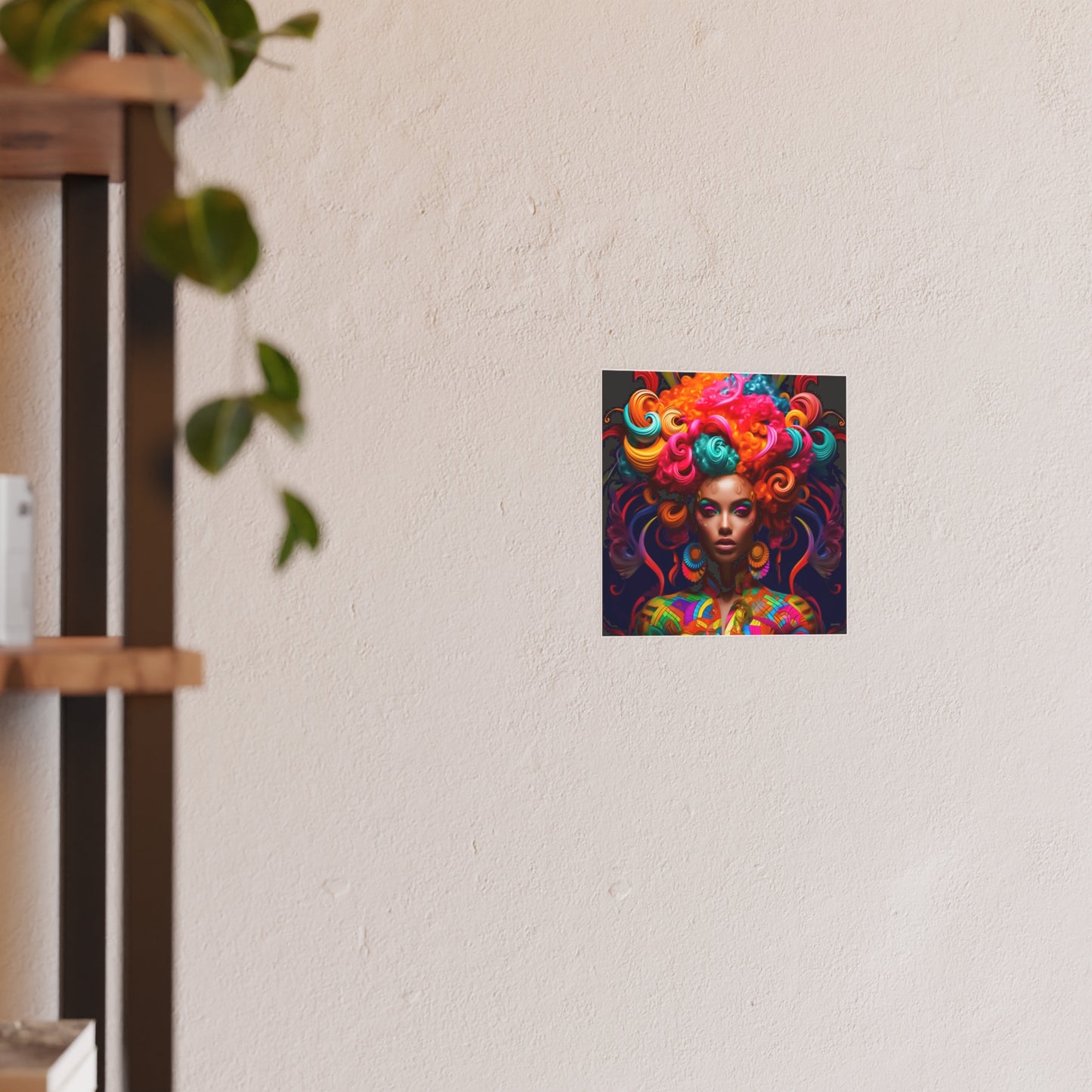ThurmanatorX Art | Cosmic Crowned Reverie | Aphrochrysalis | Satin Wall Art Print