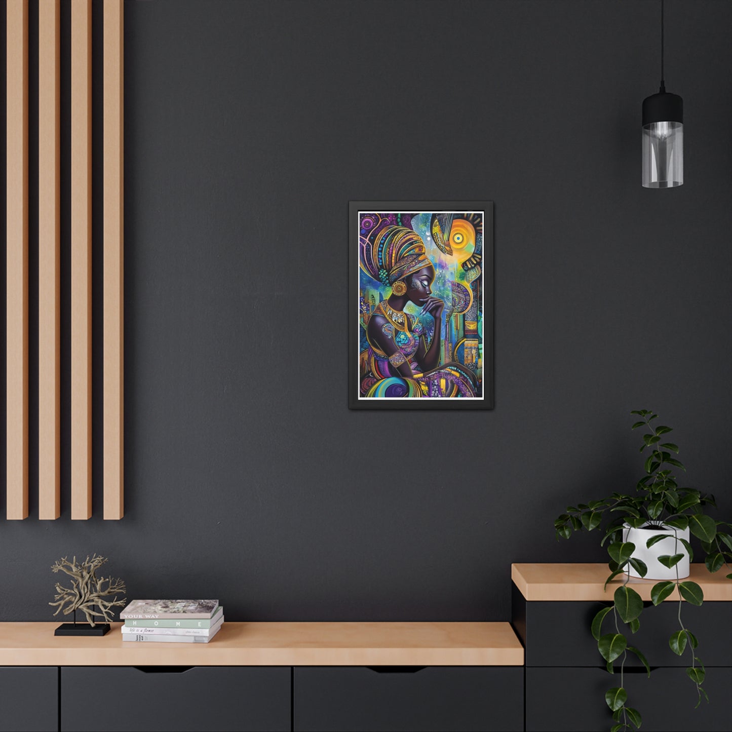 ThurmanatorX Art | Celestia & the Devoted | Aphrochrysalis | Framed Poster Print