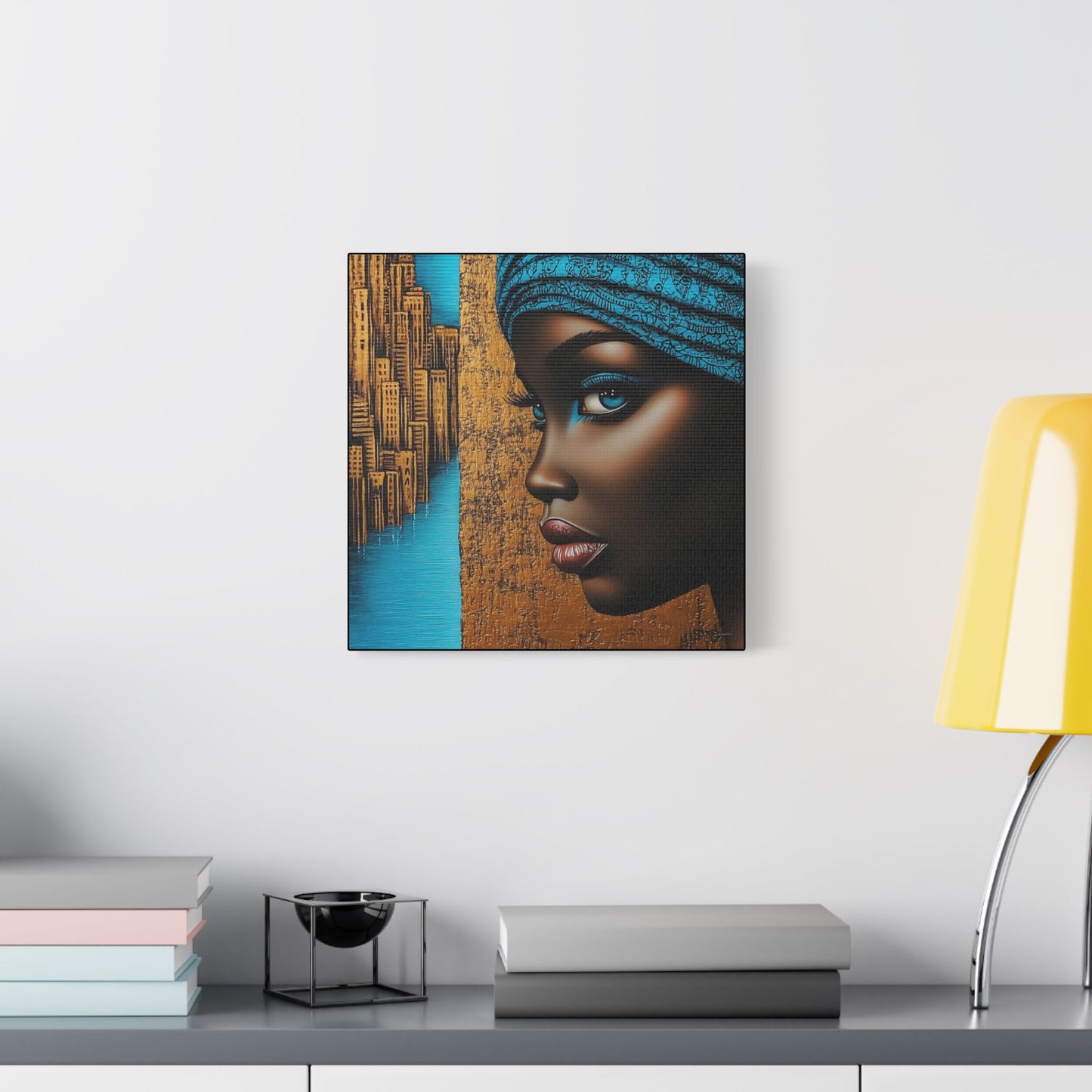 ThurmanatorX Art | Essence of Blue Reverie | Aphrochrysalis | Satin Canvas Art Print