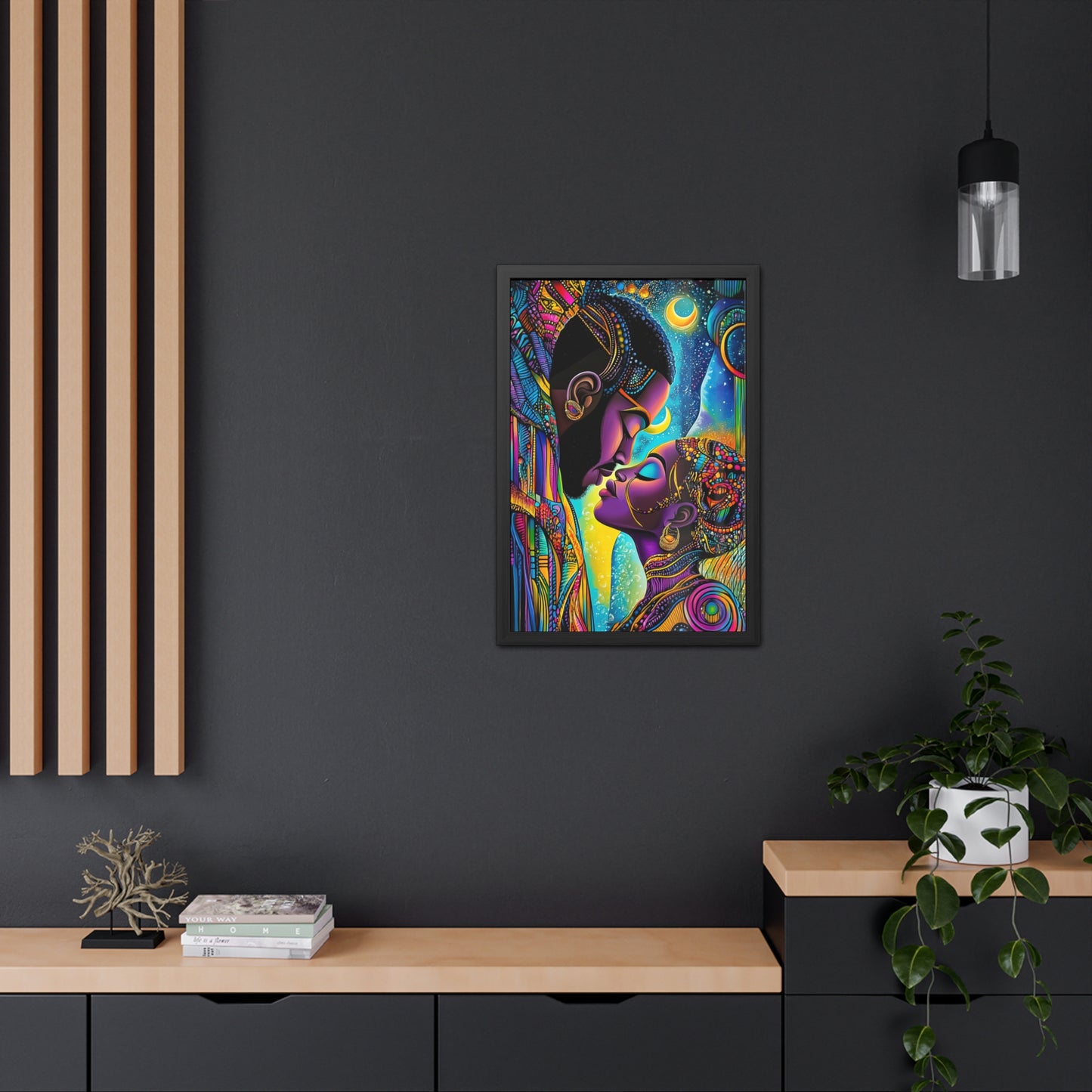ThurmanatorX Art | Celestia & the Devoted | Aphrochrysalis | Framed Poster Print