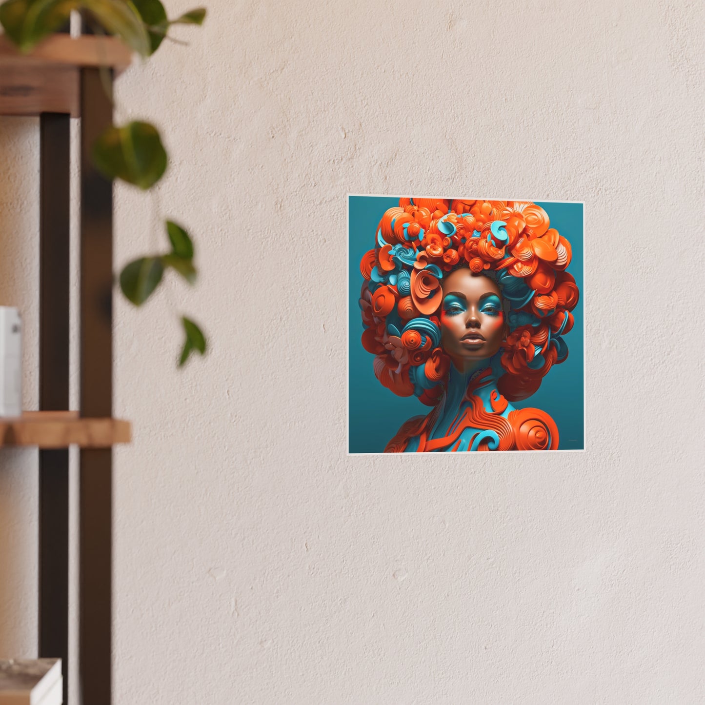ThurmanatorX Art | Velvet Voltage Muse | Aphrochrysalis | Satin Wall Art Print