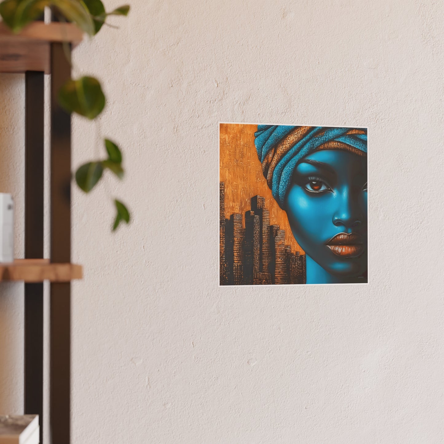 ThurmanatorX Art | Turban Queen 2099 | Aphrochrysalis | Satin Wall Art Print