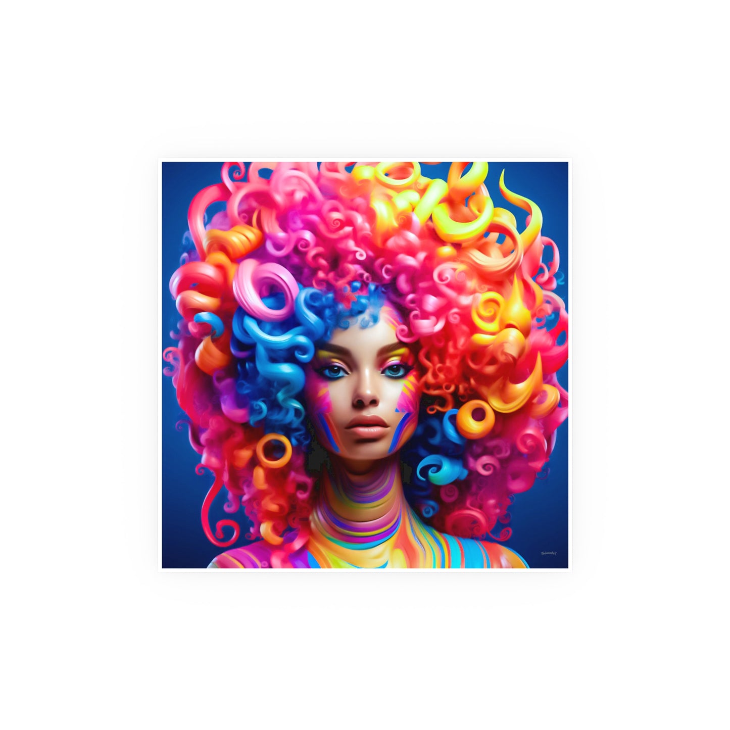 ThurmanatorX Art | PetalFury Oracle | Aphrochrysalis | Satin Wall Art Print