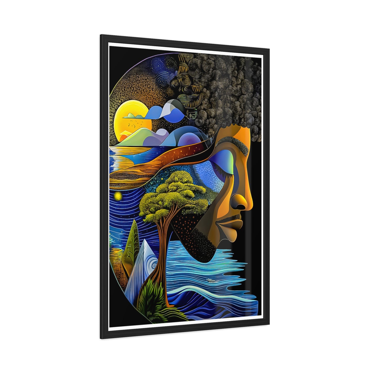 ThurmanatorX Art | Divinity in Silence | Aphrochrysalis | Framed Poster Print