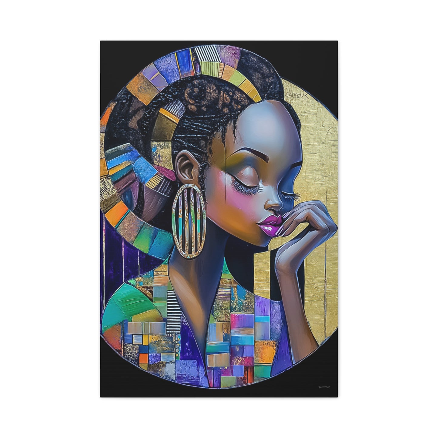 ThurmanatorX Art | Spirit Bloom | Aphrochrysalis | Matte Canvas, Stretched, 1.25"