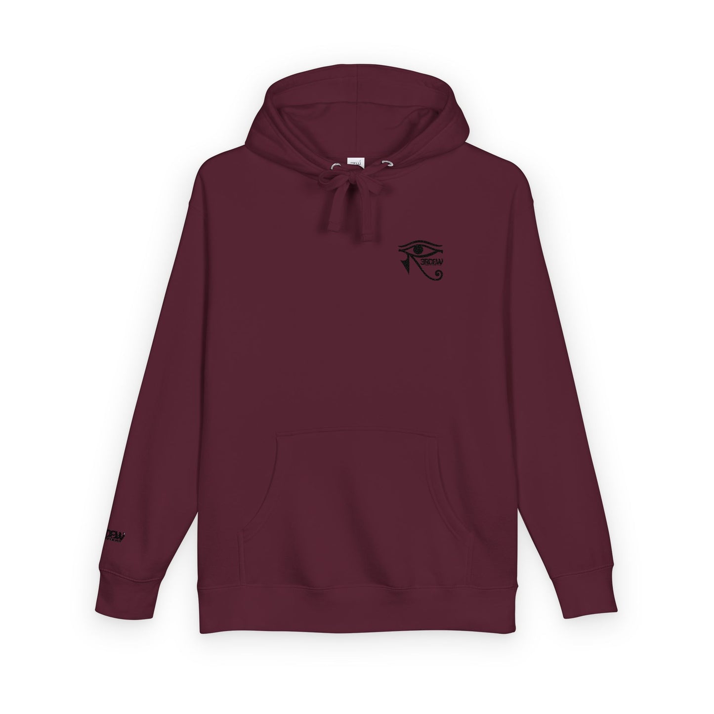 3RDEW² Vision Hoodie | Unisex Fleece | Third Eye Minimalist Design | Conscious Comfort for Every Day & Divine Moments