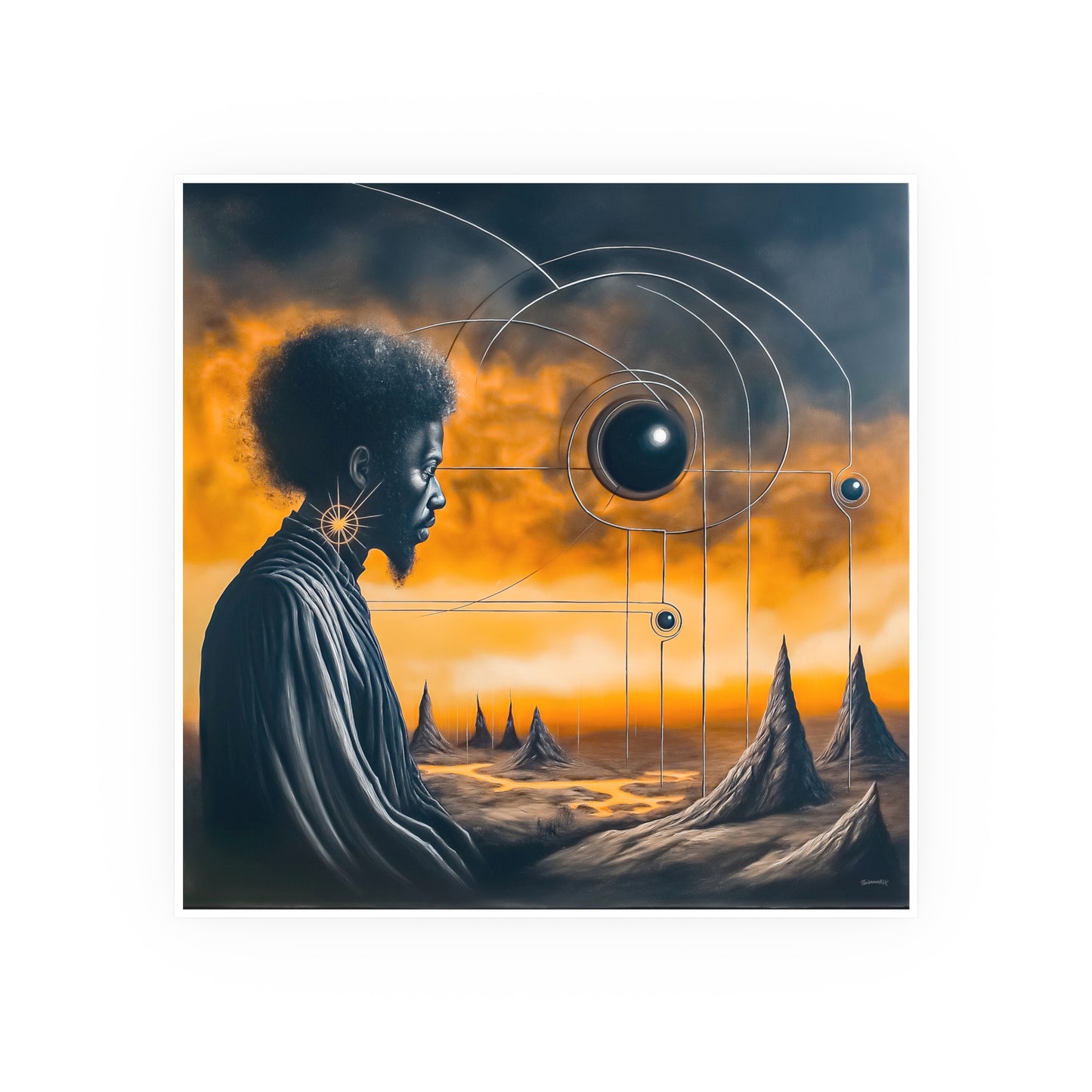 ThurmanatorX Art | Lumahex | AphrodisiDark | Satin Wall Art Prints