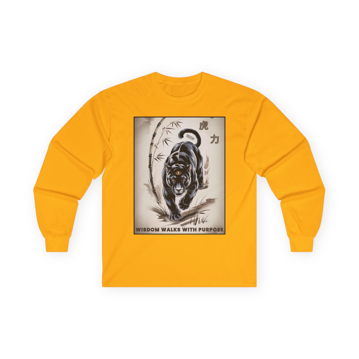 3RDEW² | Wisdom Walks With Purpose | Third Eye Wide Wear | Unisex Ultra Cotton Long Sleeve Tee
