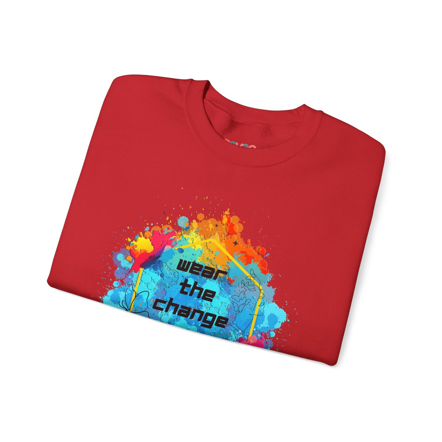 3RDEW² | Wear the Change | Third Eye Wide Wear | Unisex Heavy Blend Crewneck Sweatshirt