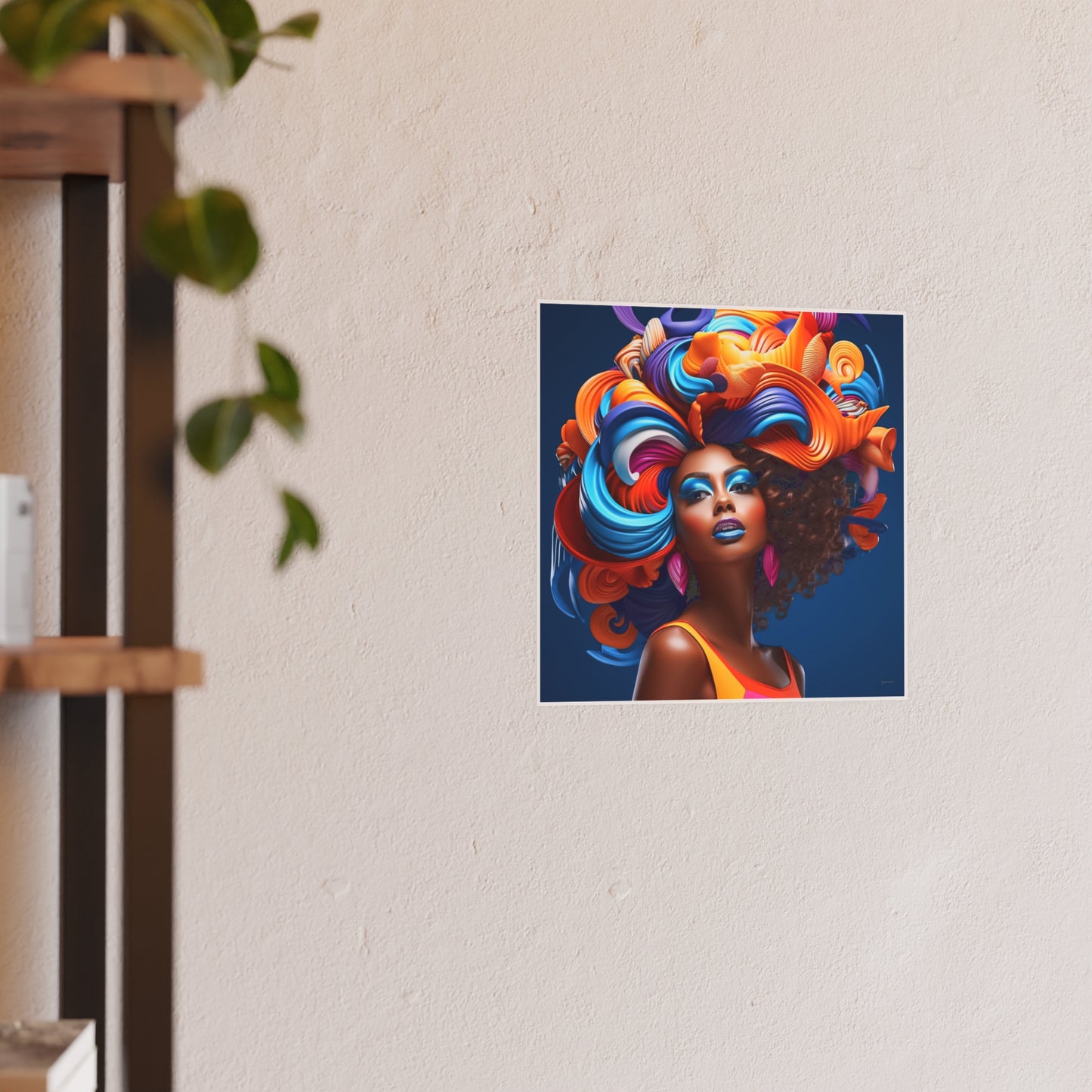 ThurmanatorX Art | Aura Bloom Manifest | Aphrochrysalis | Satin Wall Art Print