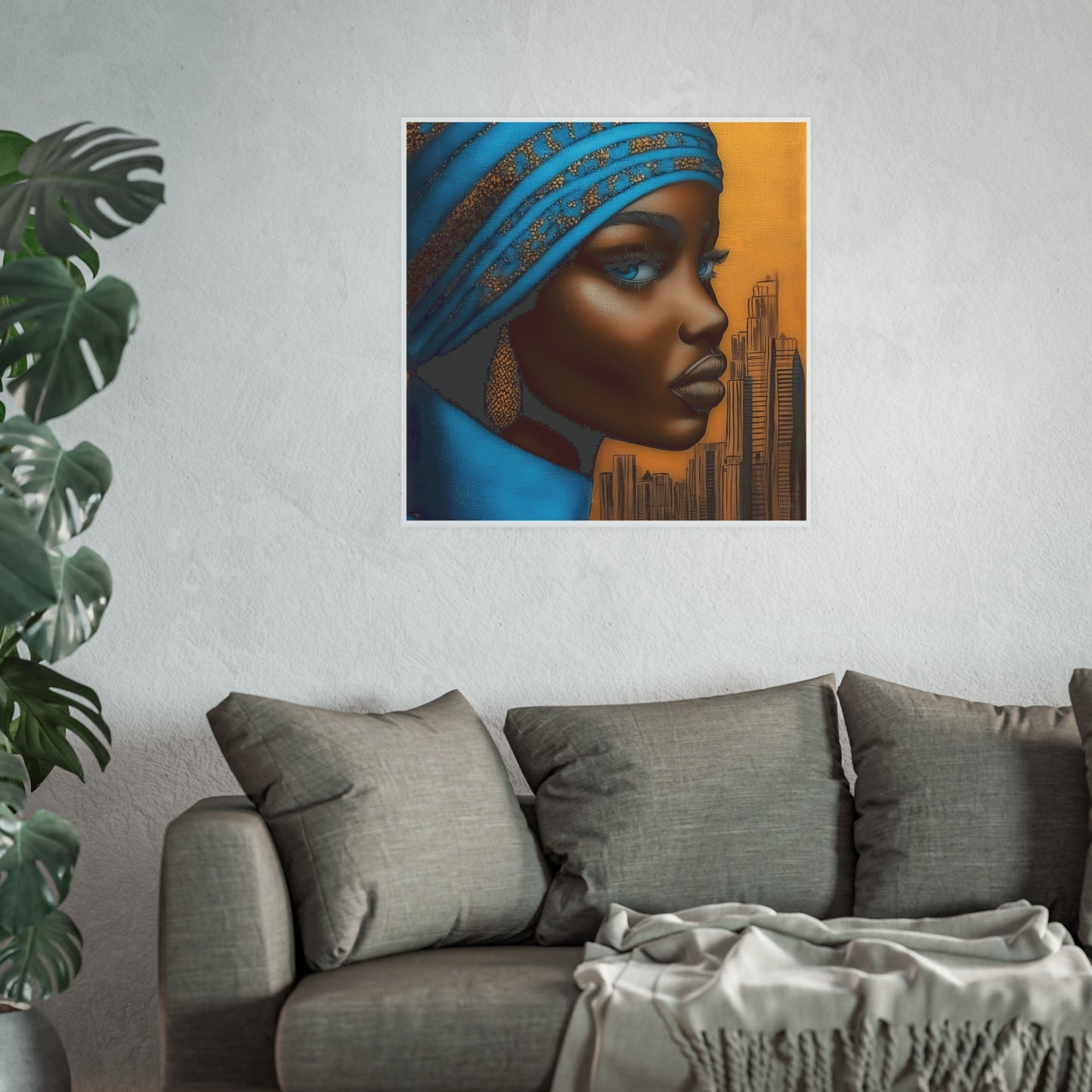 ThurmanatorX Art | Nyla, Guardian of the Highrise | Aphrochrysalis | Satin Wall Art Print