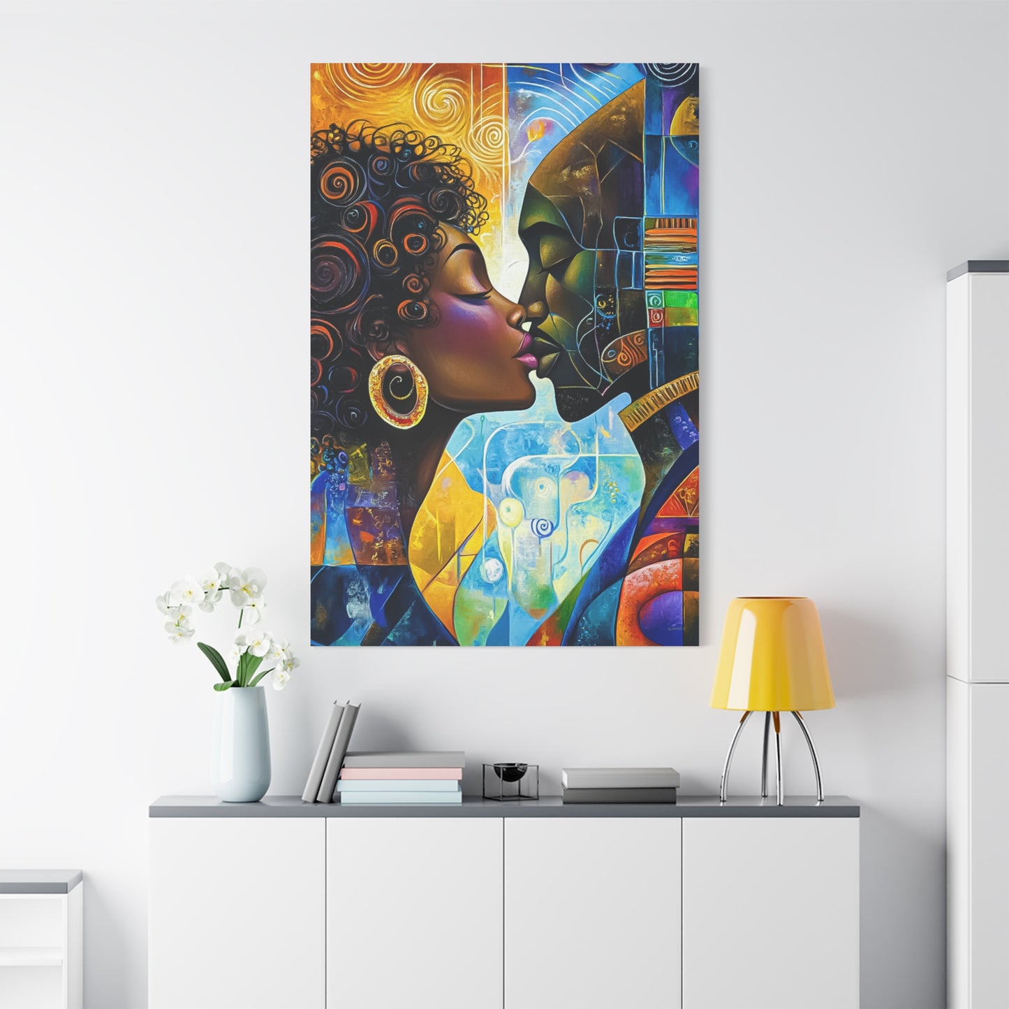 ThurmanatorX Art | Crystals of the City Sun | Aphrochrysalis | Matte Canvas, Stretched, 1.25"