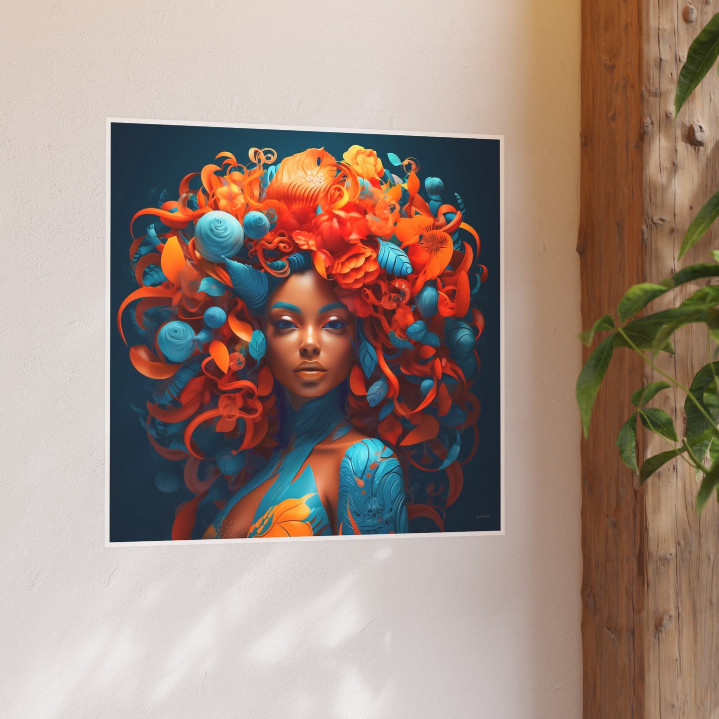 ThurmanatorX Art | Halo of Bloom | Aphrochrysalis | Satin Wall Art Print
