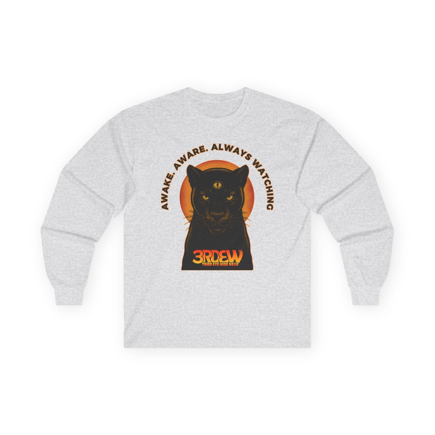 3RDEW² | Awake. Aware. Always Watching | Third Eye Wide Wear | Unisex Ultra Cotton Long Sleeve Tee
