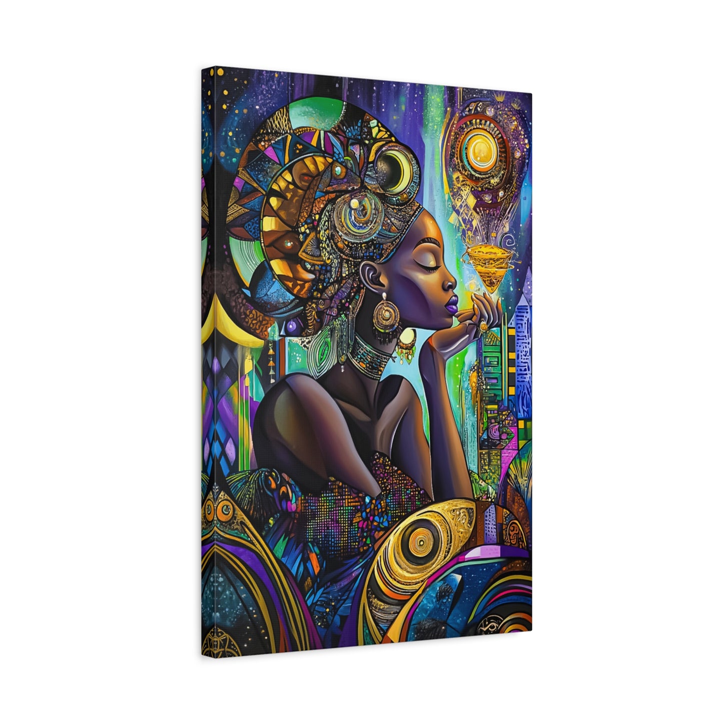 ThurmanatorX Art | The Prayer of Her Light | Aphrochrysalis | Matte Canvas, Stretched, 1.25"