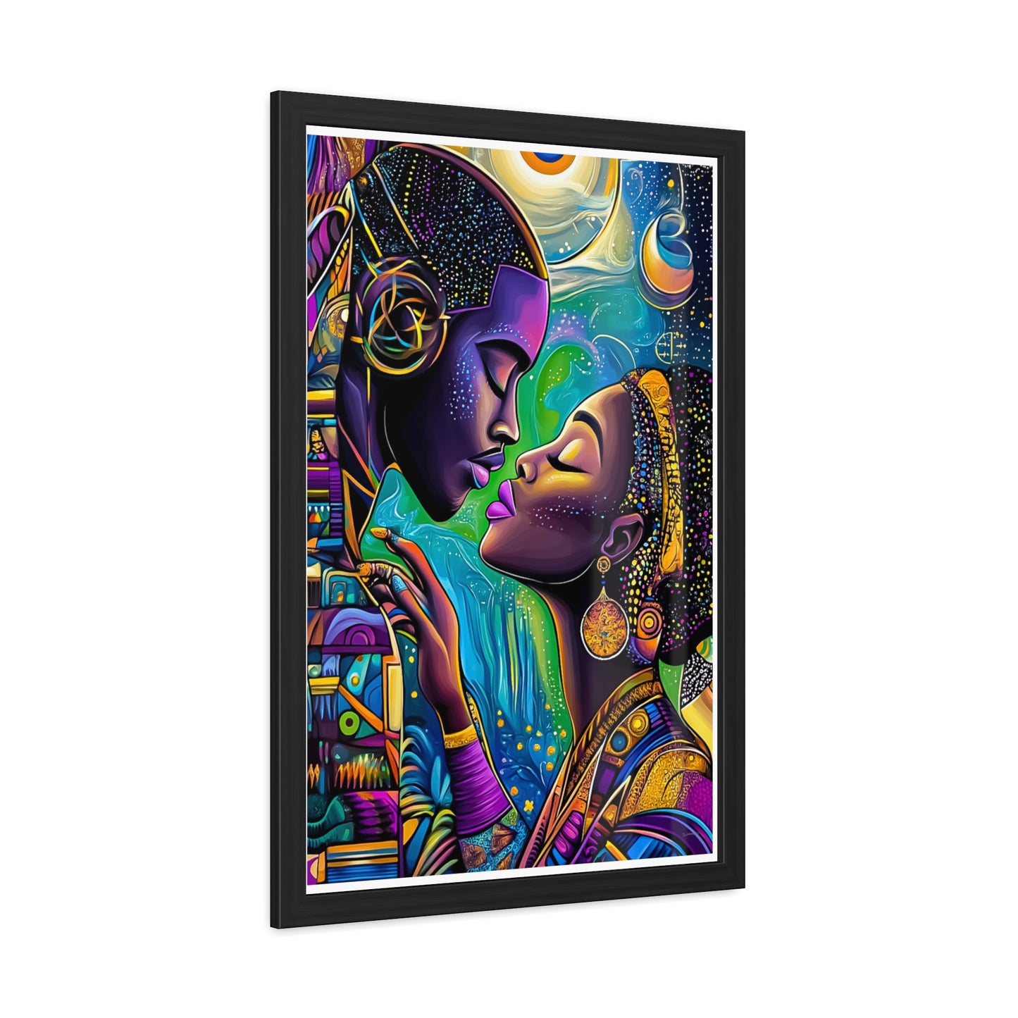 ThurmanatorX Art | Moonlight Mindscape | Aphrochrysalis | Framed Poster Print