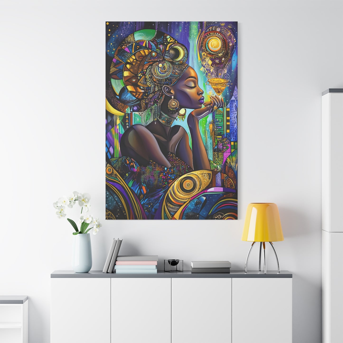 ThurmanatorX Art | The Prayer of Her Light | Aphrochrysalis | Matte Canvas, Stretched, 1.25"