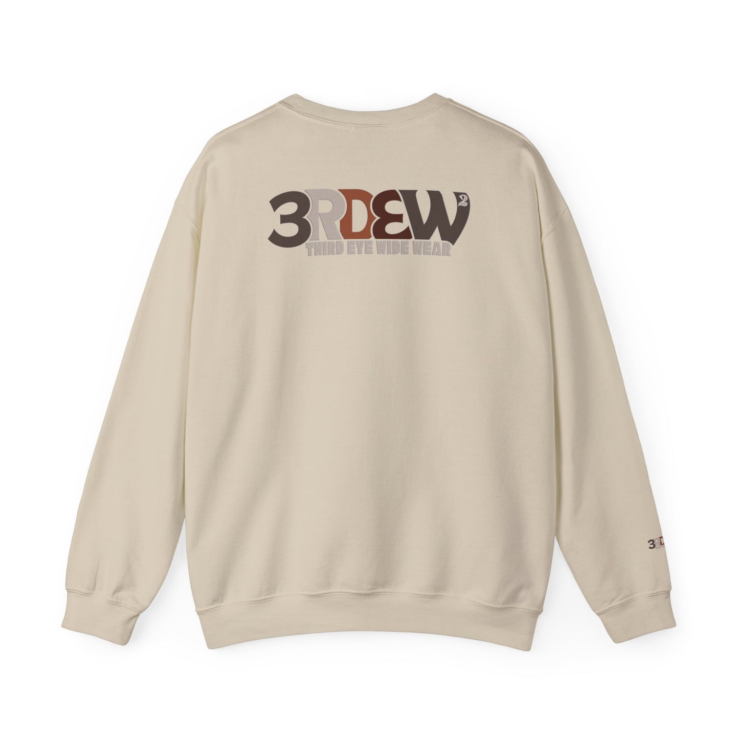 3RDEW² Unisex Sweatshirt – Afro-Abstract Streetwear by ThurmanatorX | Cozy Layer for Elevated Everyday Style