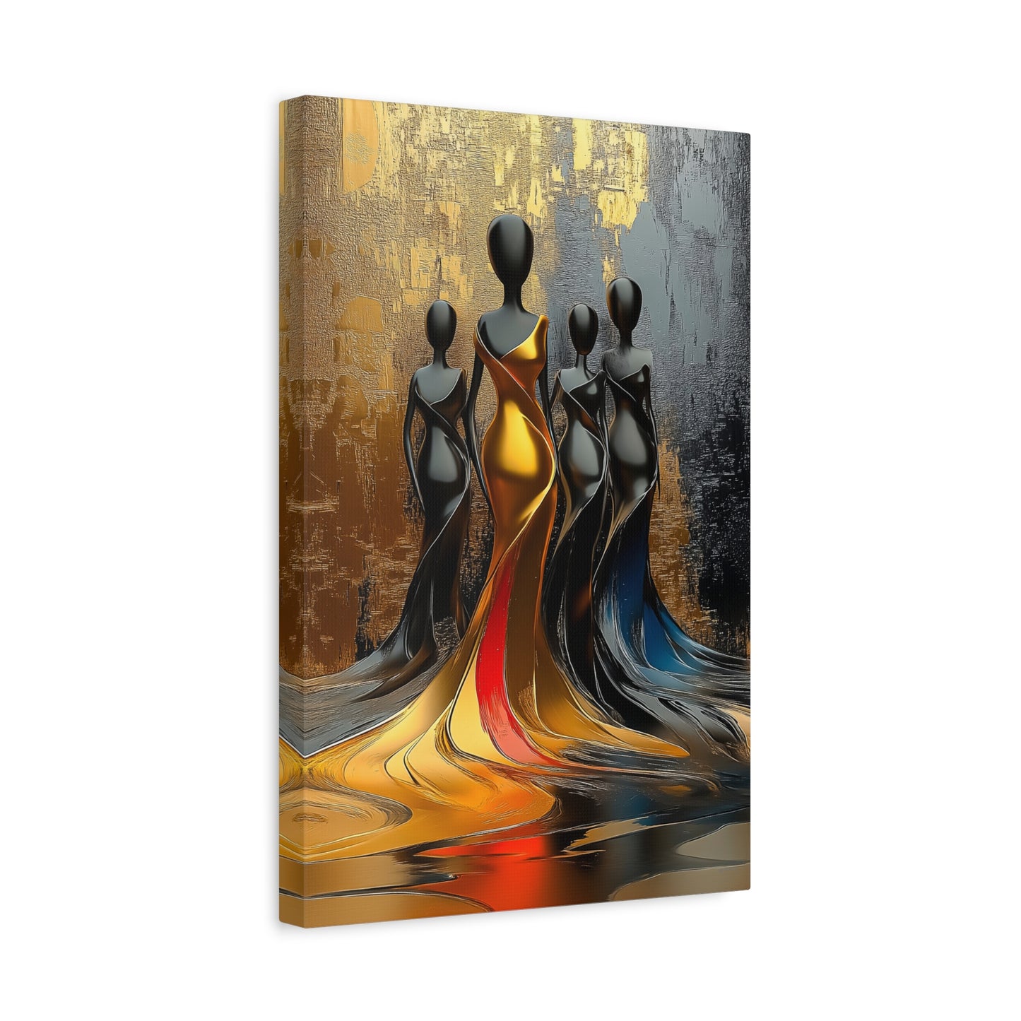 ThurmanatorX Art | Silent Goldrush | Aphrodisiart | Matte Canvas Print