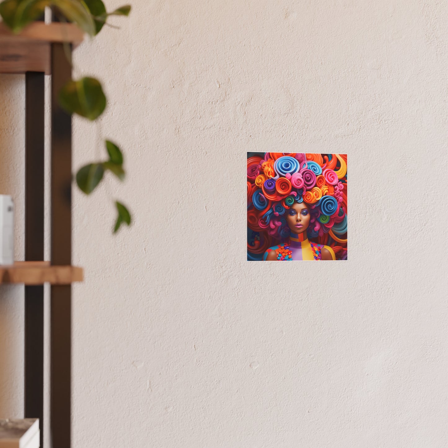 ThurmanatorX Art | Neon Crown Ascend | Aphrochrysalis | Satin Wall Art Print