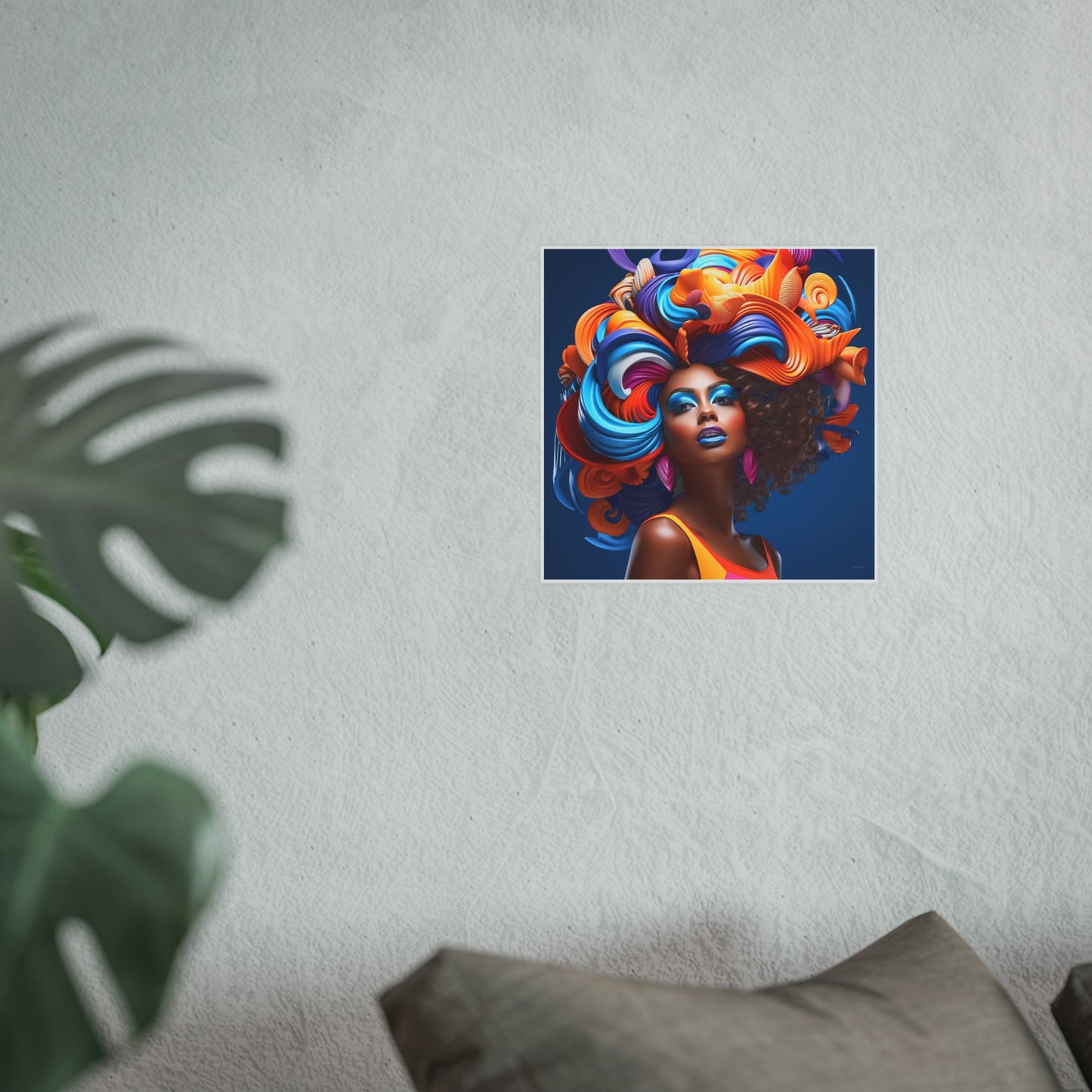 ThurmanatorX Art | Aura Bloom Manifest | Aphrochrysalis | Satin Wall Art Print