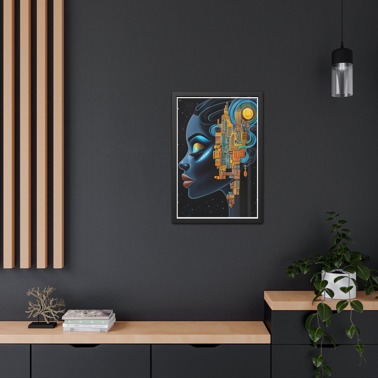 ThurmanatorX Art | Ancestral Frequencies | Aphrochrysalis | Framed Poster Print
