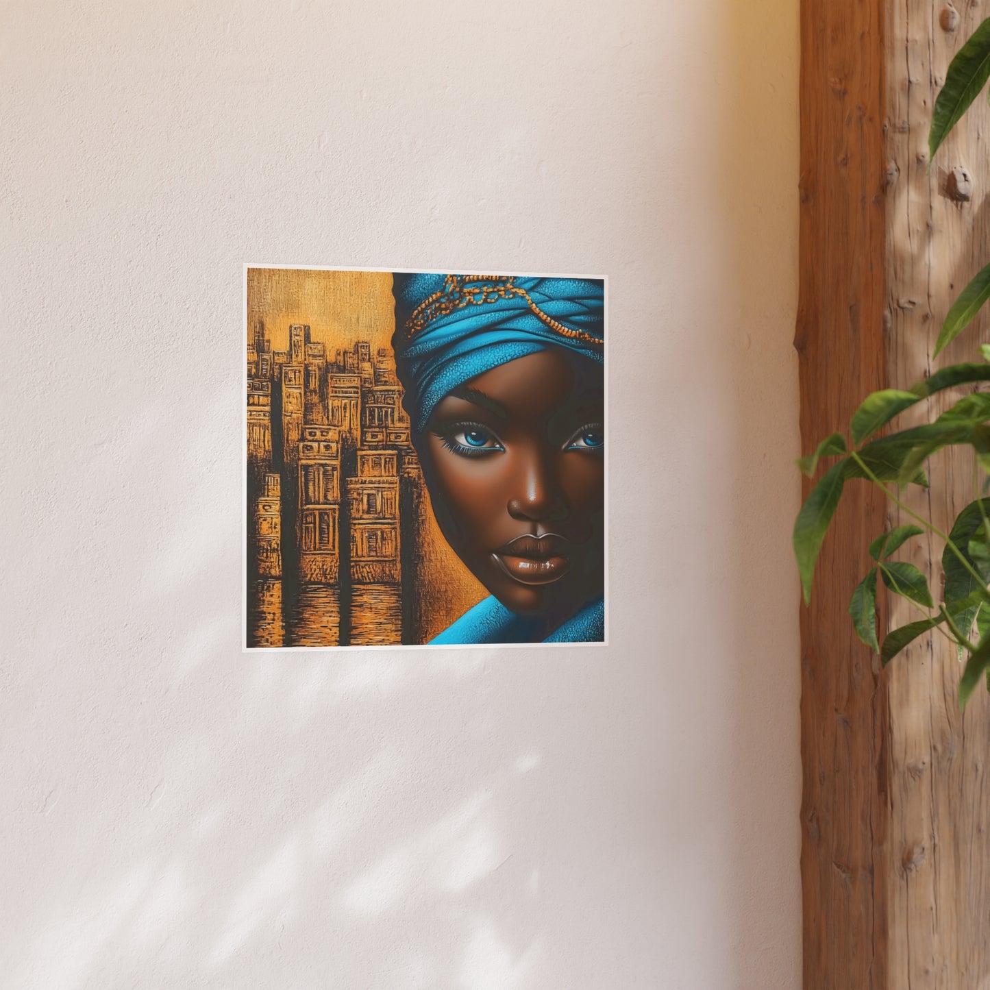ThurmanatorX Art | Empress of Copper & Cobalt | Aphrochrysalis | Satin Wall Art Print
