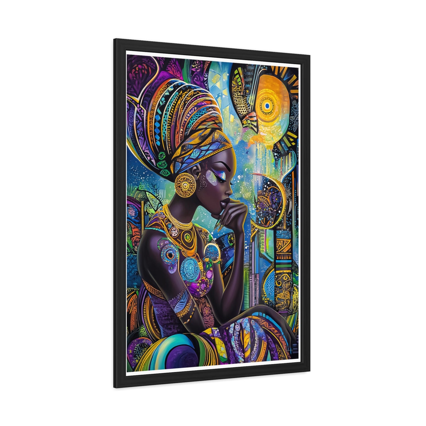 ThurmanatorX Art | When Suns Kiss Moons | Aphrochrysalis | Framed Poster Print
