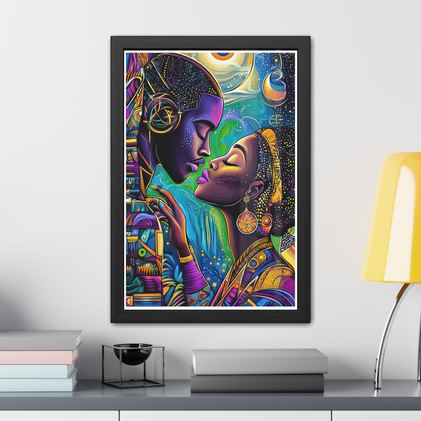 ThurmanatorX Art | Moonlight Mindscape | Aphrochrysalis | Framed Poster Print