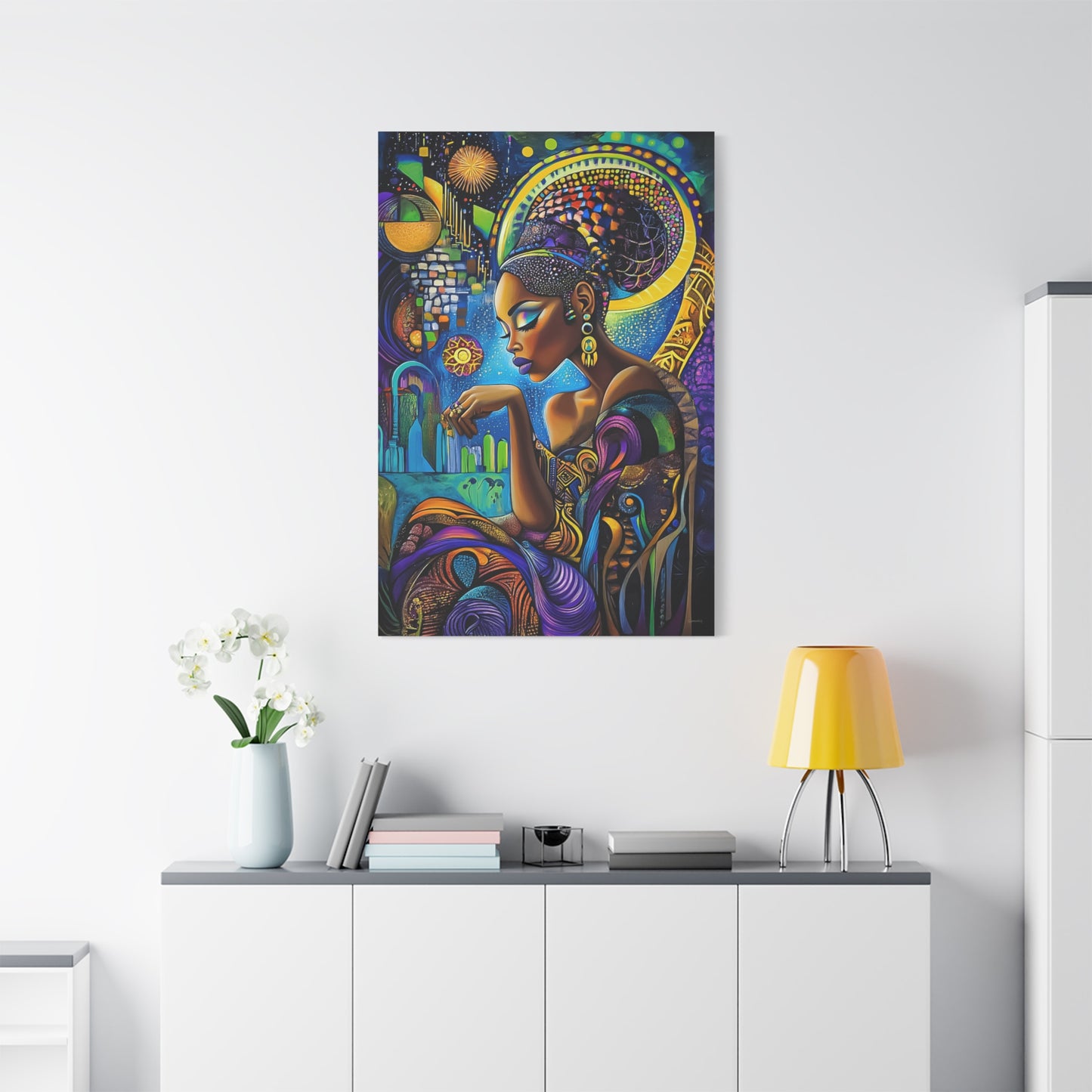 ThurmanatorX Art | Solar Bloom | Aphrochrysalis | Matte Canvas, Stretched, 1.25"